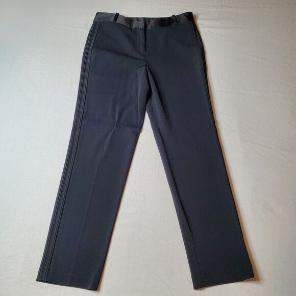 Rag & Bone Women's Size 6 Side Striped Dress Pants Viscose Blend Black - Picture 2 of 8